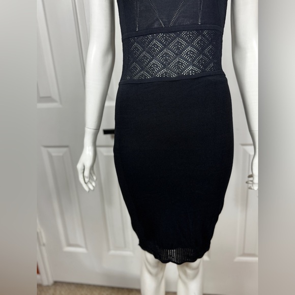 ALI & JAY Rayon Blend Elegant Pavilion Party Black Mini Dress Size Large G#33 - Picture 5 of 15